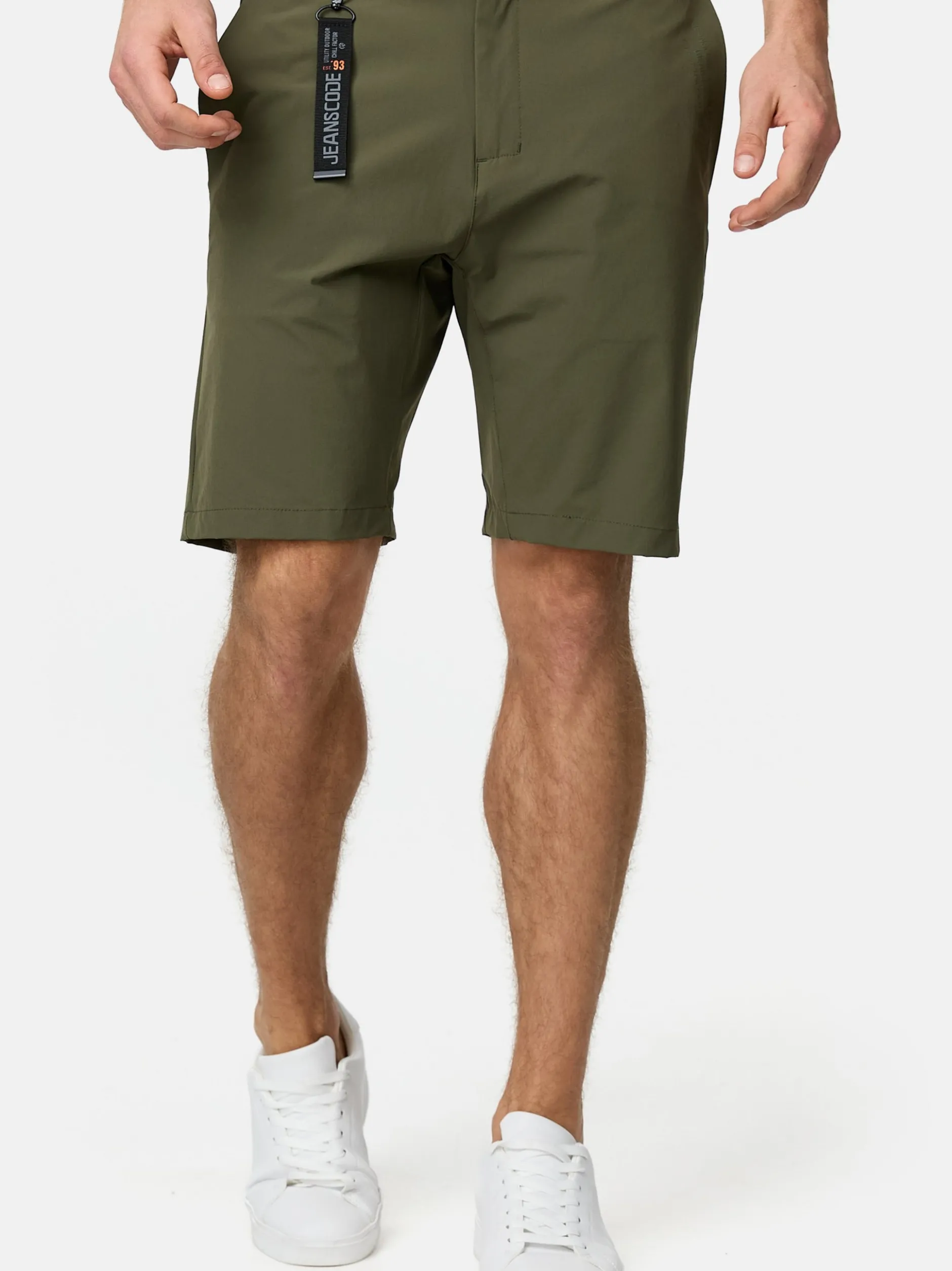 Indicode Herren Shorts Chino - INGareth in khaki