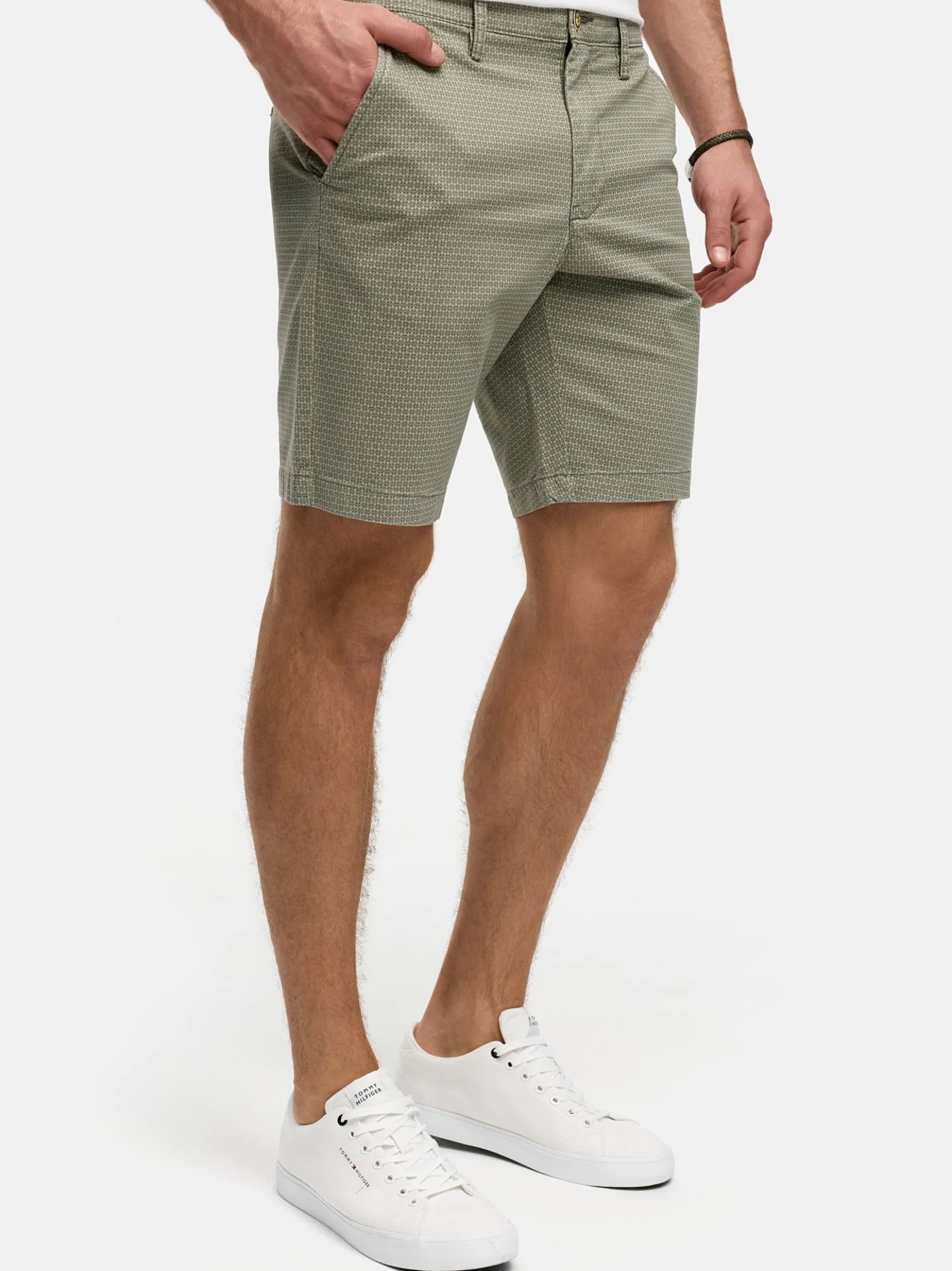 Indicode Herren Shorts Chino - INLubin in grau anthrazit