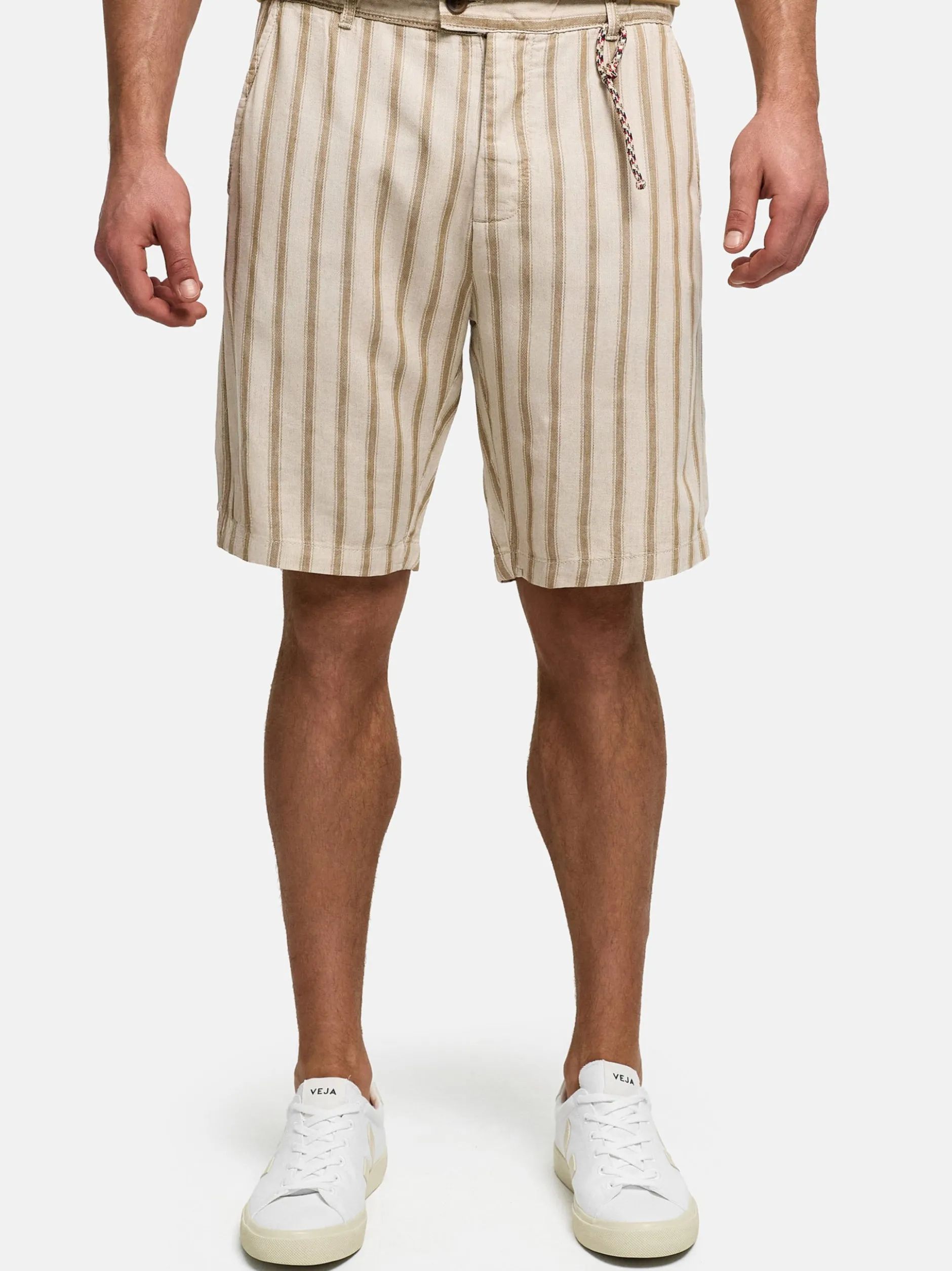 Indicode Herren Shorts Chino - INMonetti in beige mehrfarbig