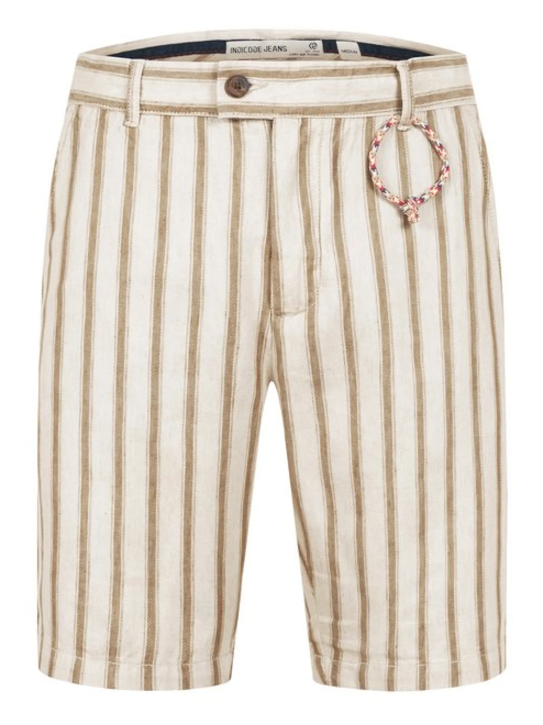 Indicode Herren Shorts Chino - INMonetti in beige mehrfarbig