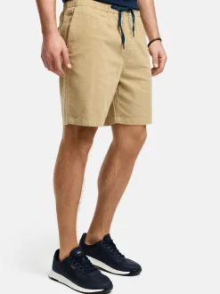 Indicode Herren Shorts Chino - INPolle in beige sand