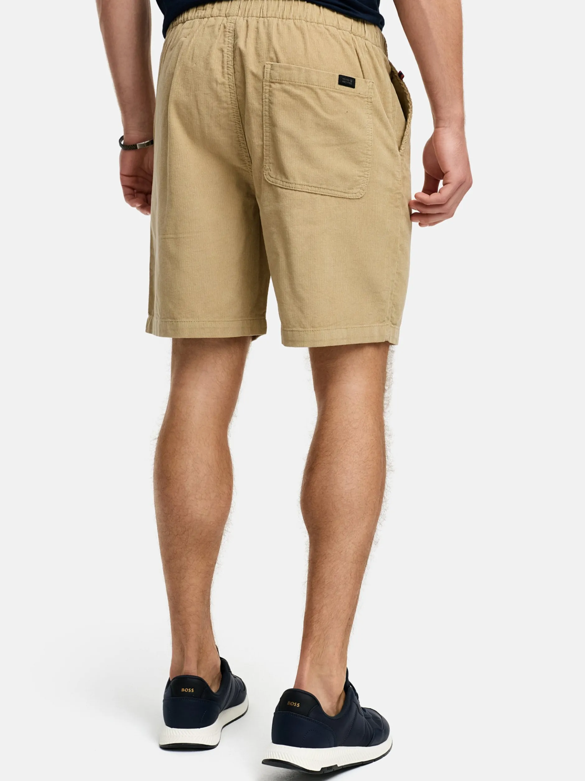 Indicode Herren Shorts Chino - INPolle in beige sand