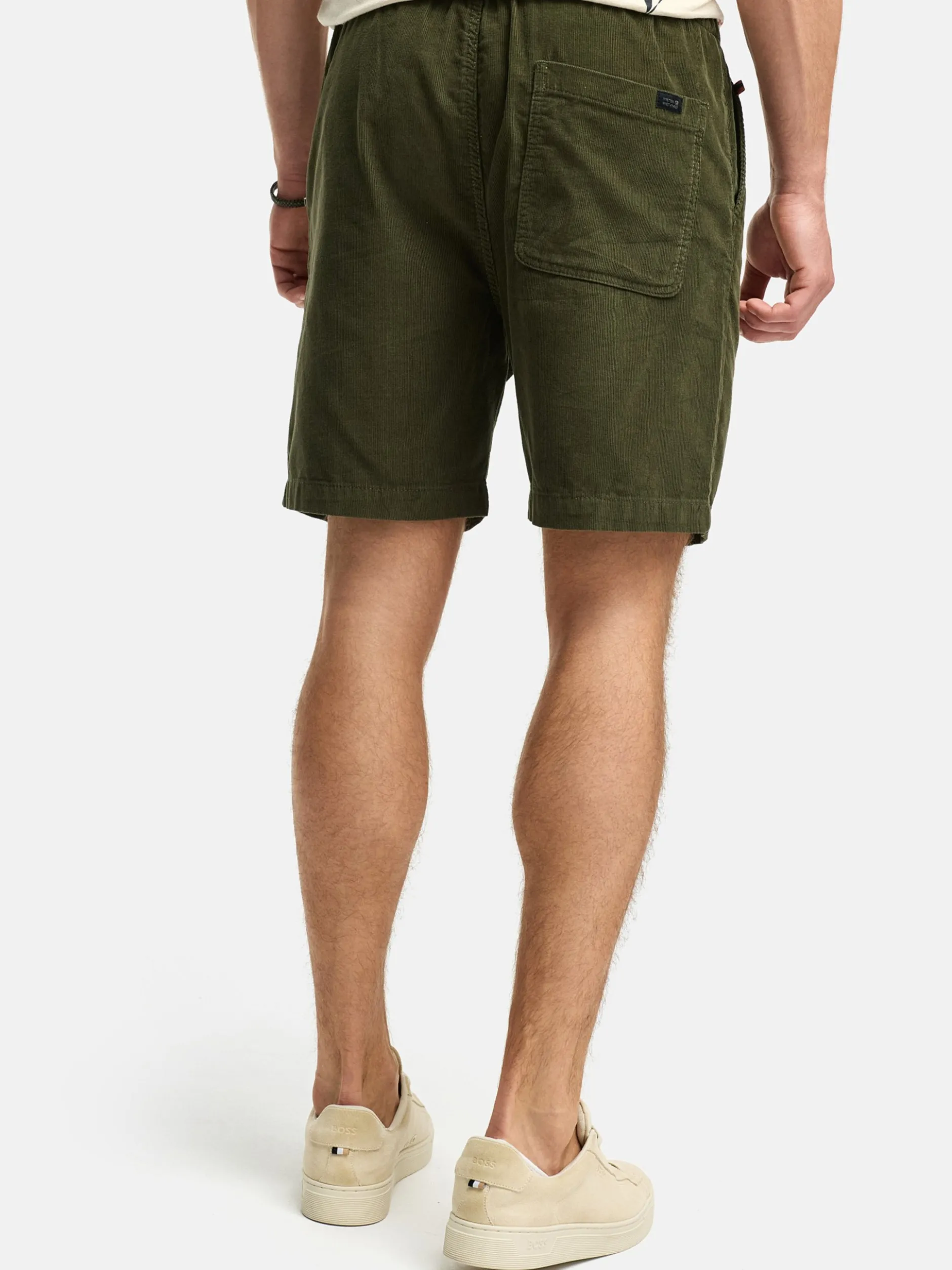 Indicode Herren Shorts Chino - INPolle in khaki