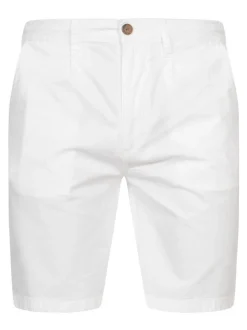 Indicode Herren Shorts Chino - INSan in weiß
