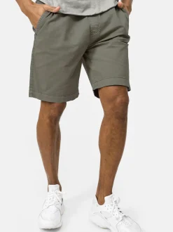 Indicode Herren Shorts Chino - Kelowna in beige grün