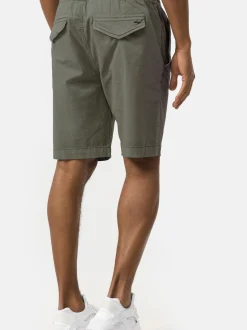Indicode Herren Shorts Chino - Kelowna in beige grün