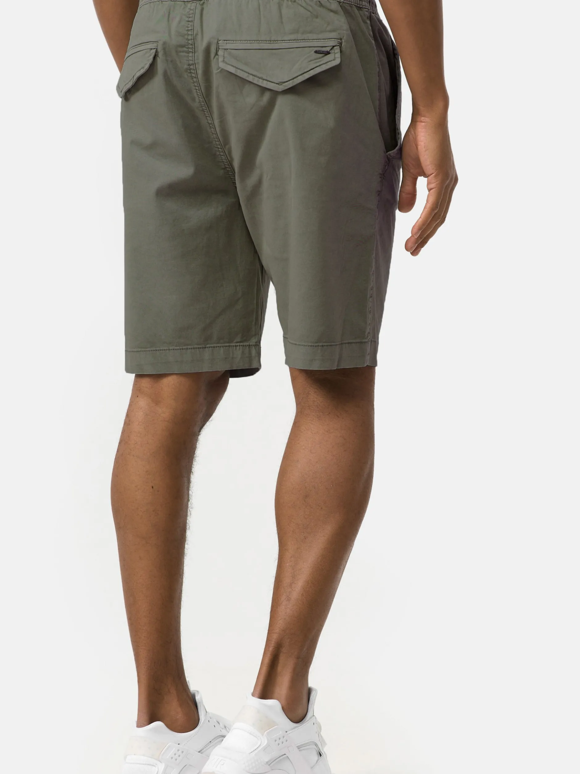 Indicode Herren Shorts Chino - Kelowna in beige grün