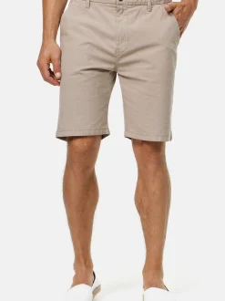 Indicode Herren Shorts Chino - Oklahoma in beige