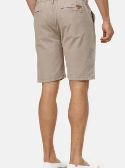 Indicode Herren Shorts Chino - Oklahoma in beige