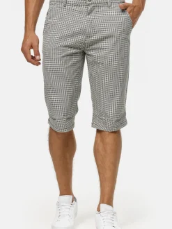Indicode Herren Shorts Chino - Whitney in anthrazit grau