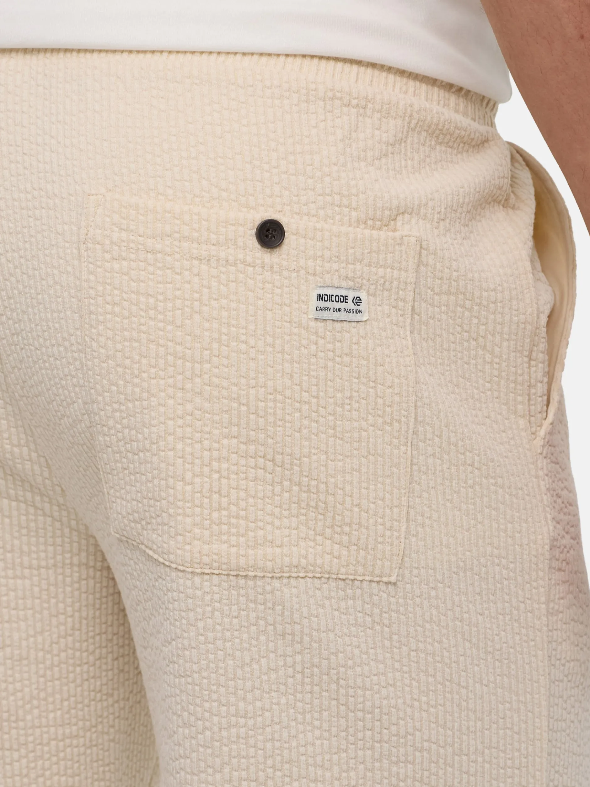 Indicode Herren Shorts - INNogo in beige sand