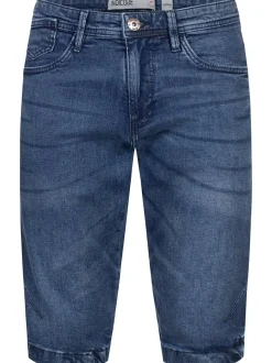 Indicode Herren Shorts Jeans - Jaspar in blau denim