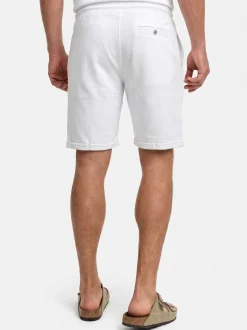 Indicode Herren Shorts Sweat - 2-Pack Eddy in weiß mehrfarbig