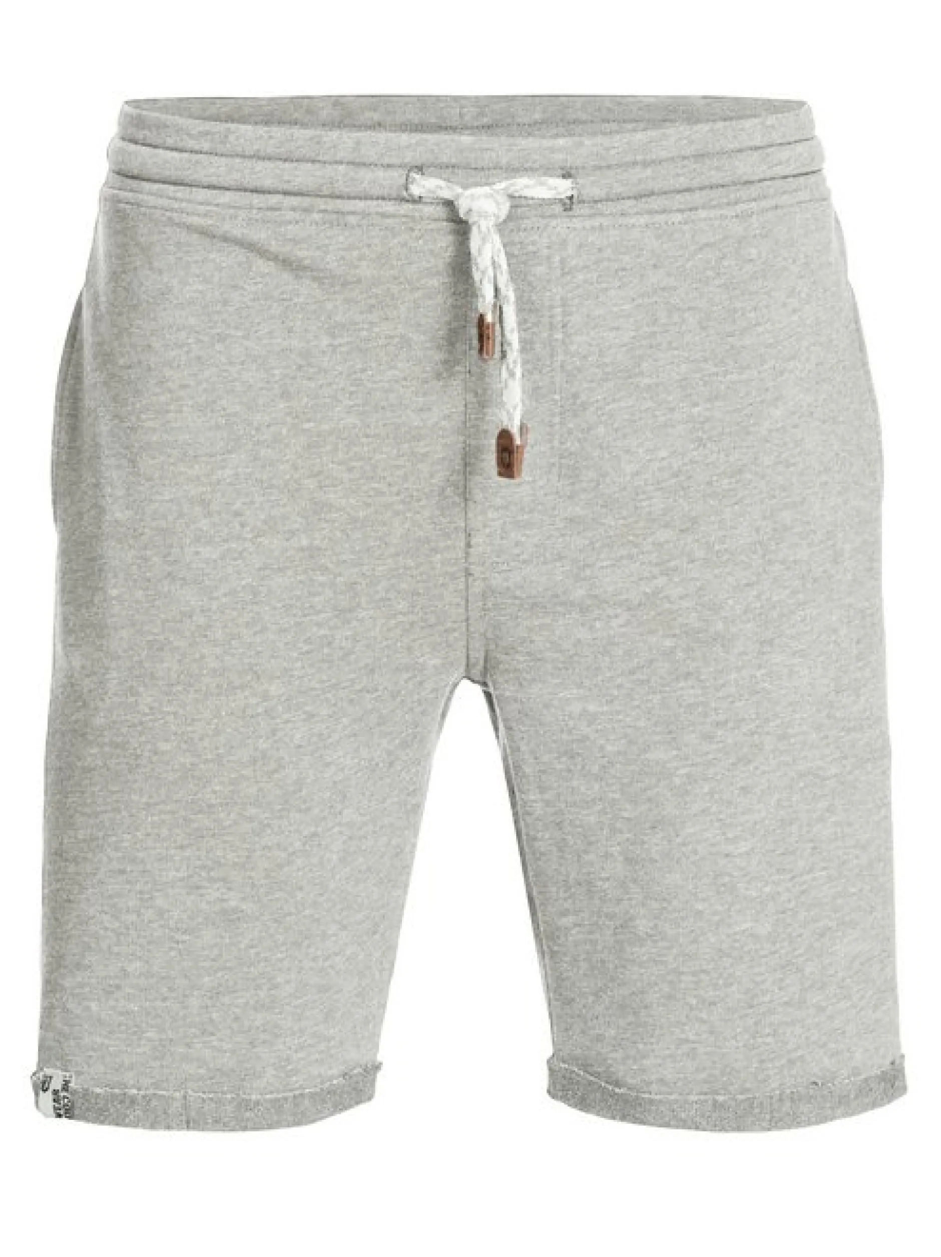 Indicode Herren Shorts Sweat - Aldrich in hellgrau