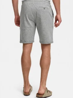 Indicode Herren Shorts Sweat - Aldrich in hellgrau