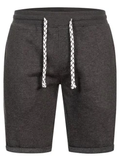 Indicode Herren Shorts Sweat - Aldrich in schwarz