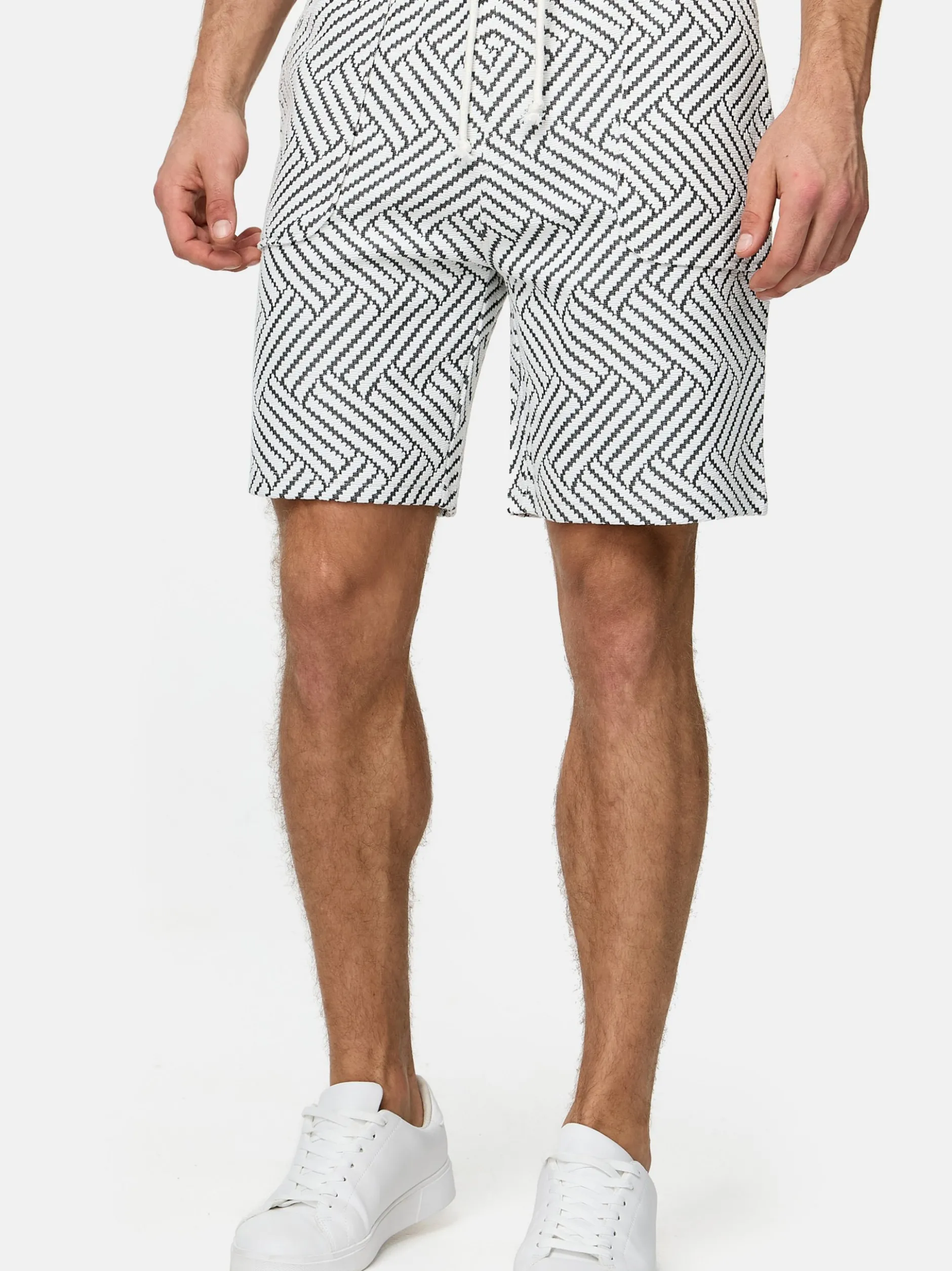 Indicode Herren Shorts Sweat - INCleve in anthrazit