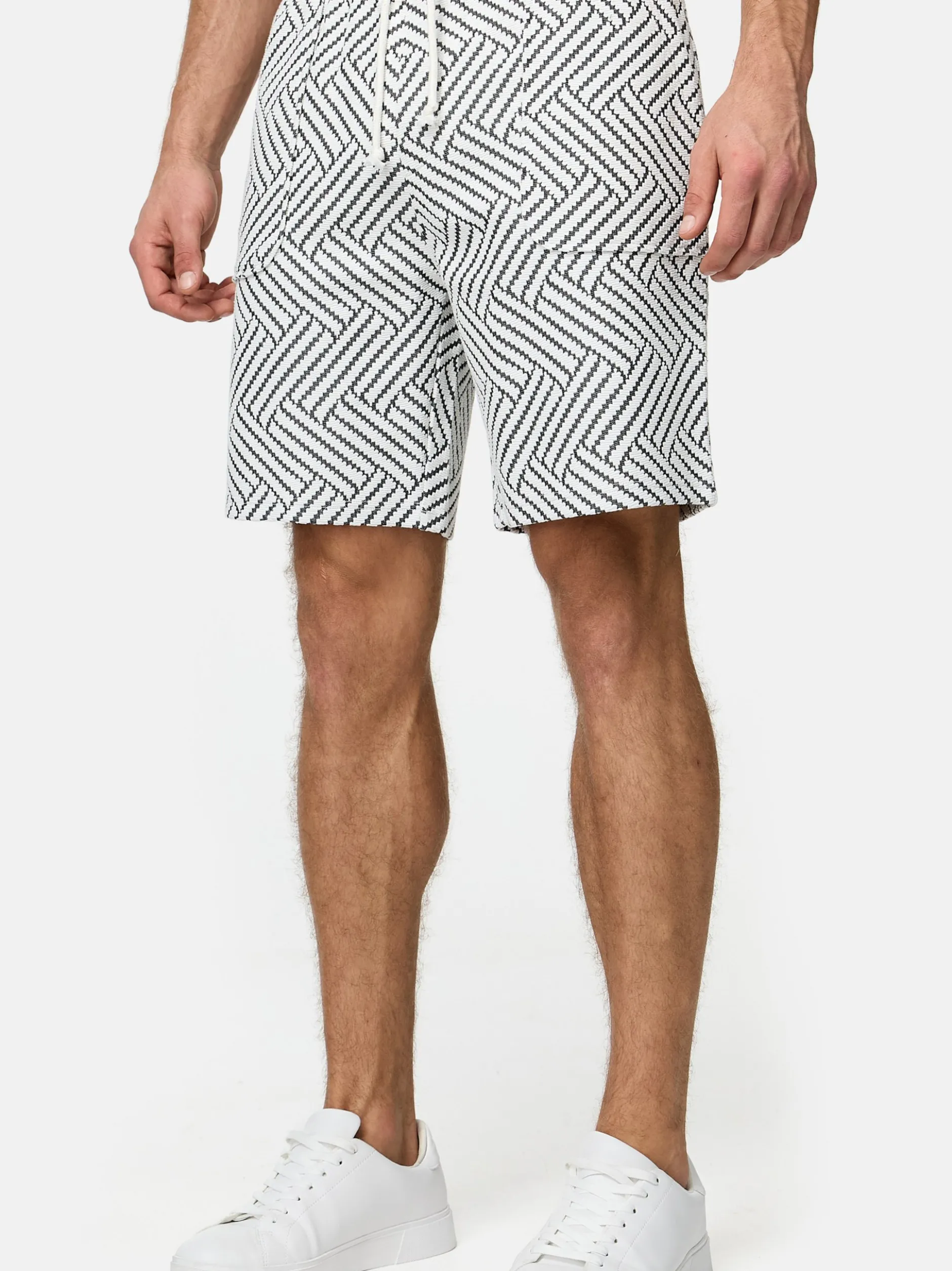 Indicode Herren Shorts Sweat - INCleve in anthrazit