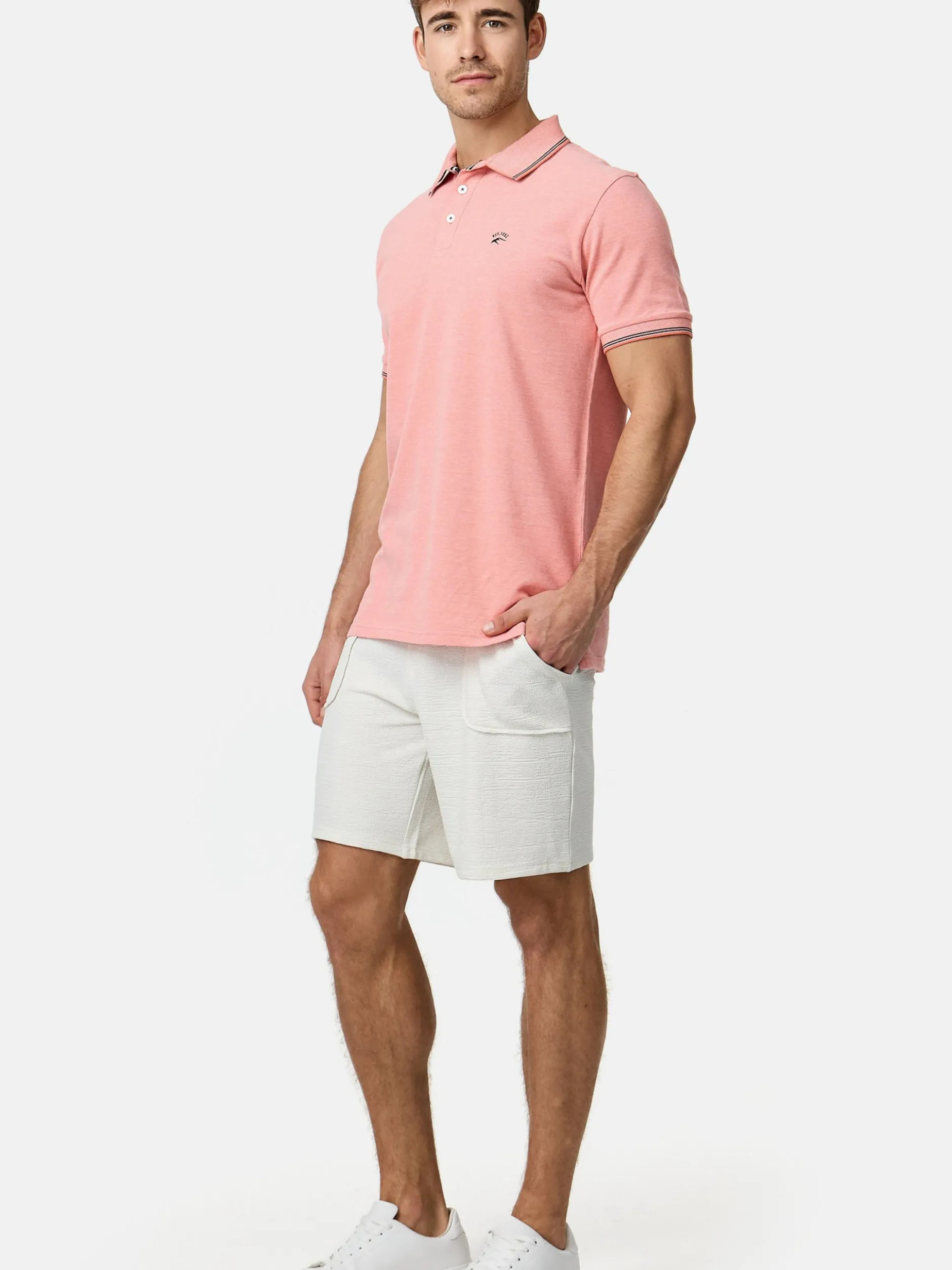 Indicode Herren Shorts Sweat - INCleve in weiß