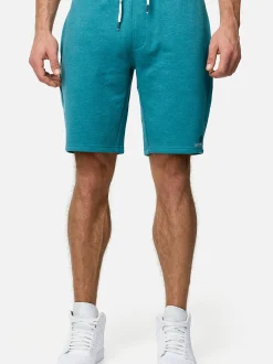 Indicode Herren Shorts Sweat - INRobbie in aqua blau