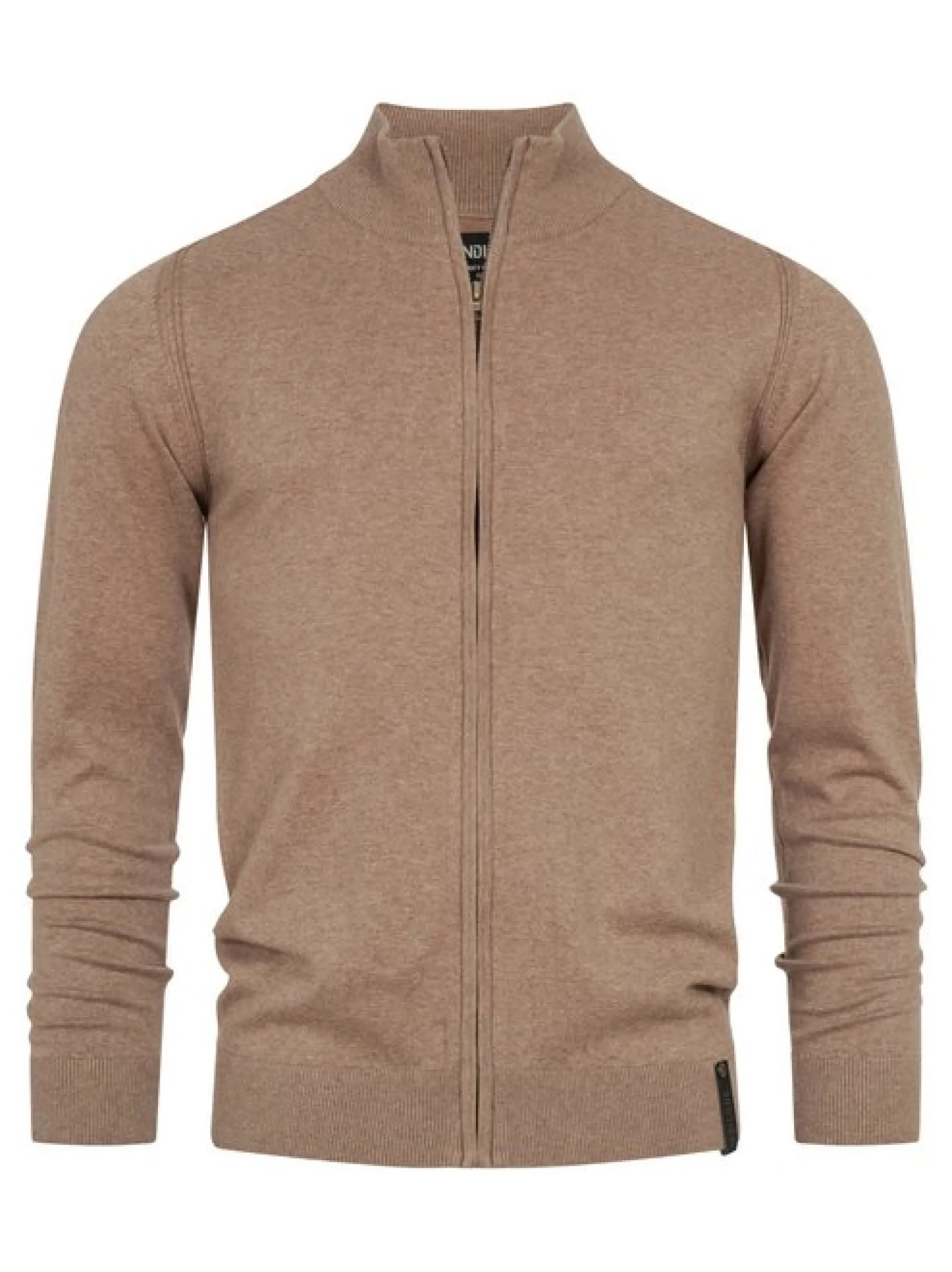Indicode Herren Strickjacke - Lau in beige