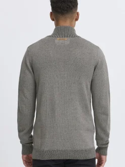 Indicode Herren Strickjacke - IDAndy in grau