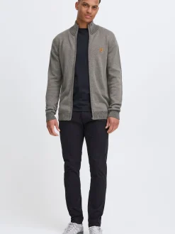 Indicode Herren Strickjacke - IDAndy in grau