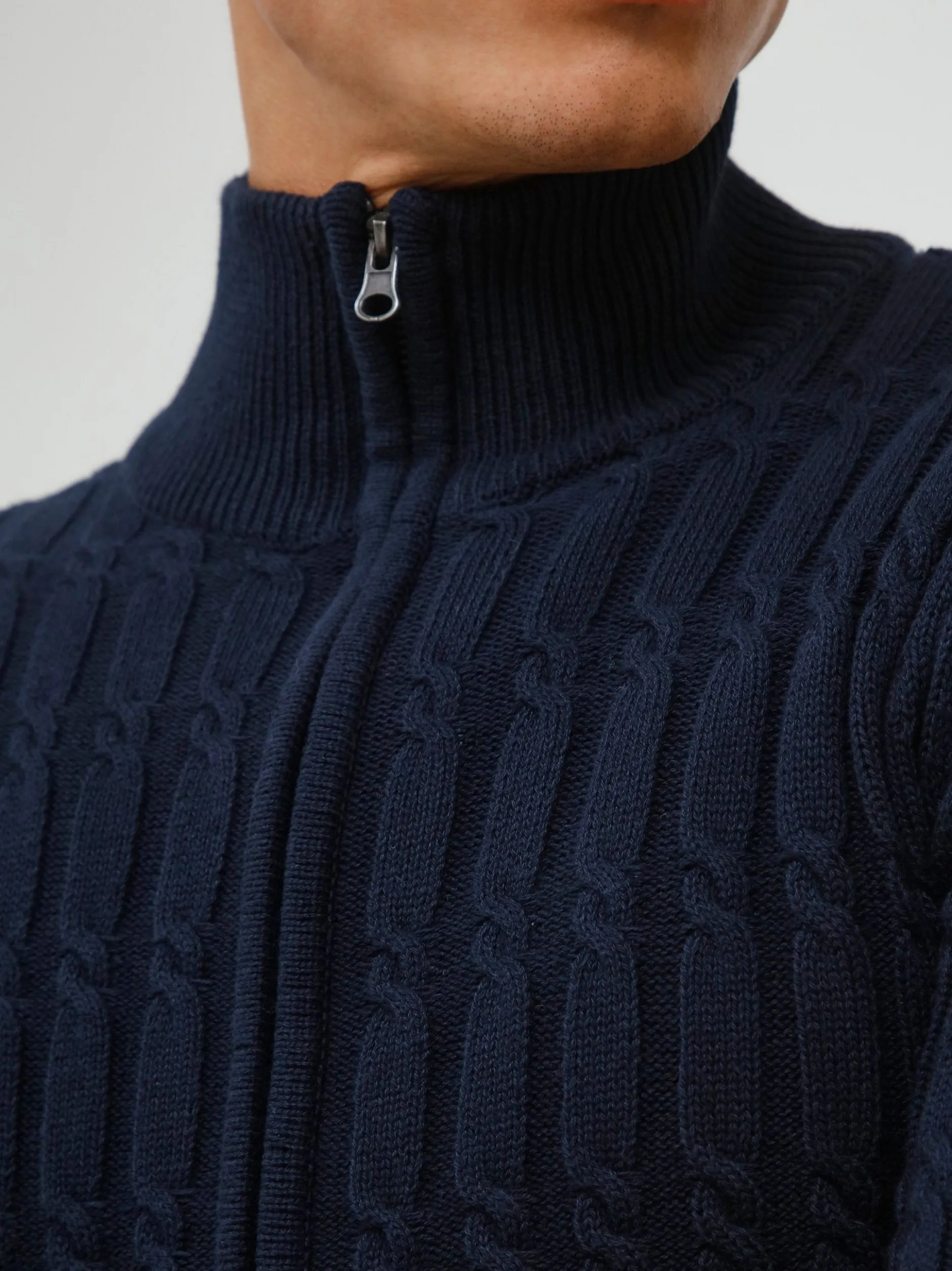 Indicode Herren Strickjacke - IDPaulomo in marine