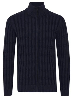 Indicode Herren Strickjacke - IDPaulomo in marine