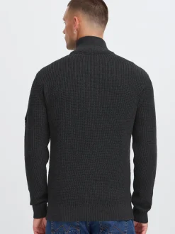 Indicode Herren Strickjacke - IDRevil in anthrazit