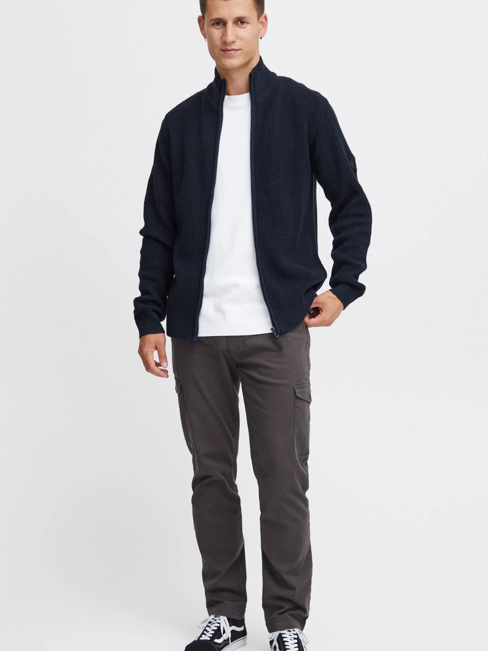 Indicode Herren Strickjacke - IDRevil in marine