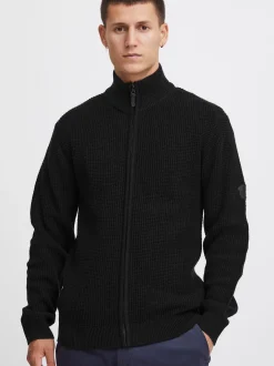 Indicode Herren Strickjacke - IDRevil in schwarz