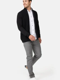 Indicode Herren Strickjacke - INCason in schwarz