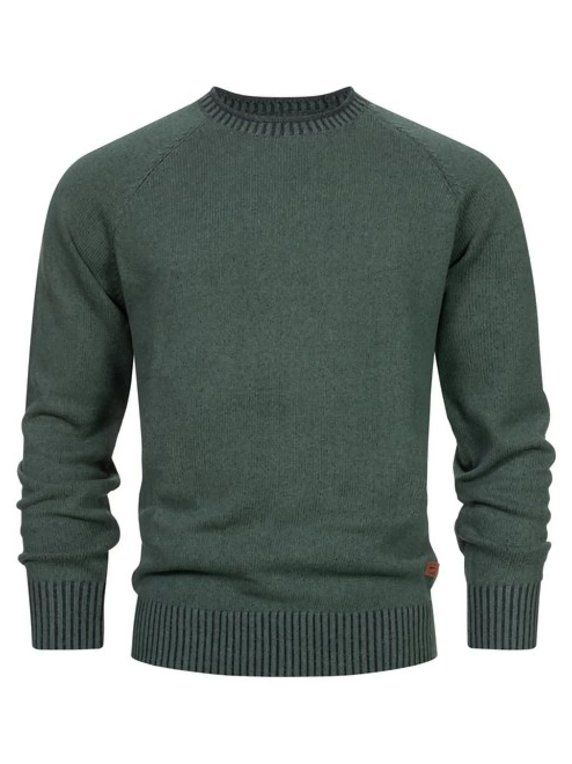 Indicode Herren Strickpullover - INMassum in khaki