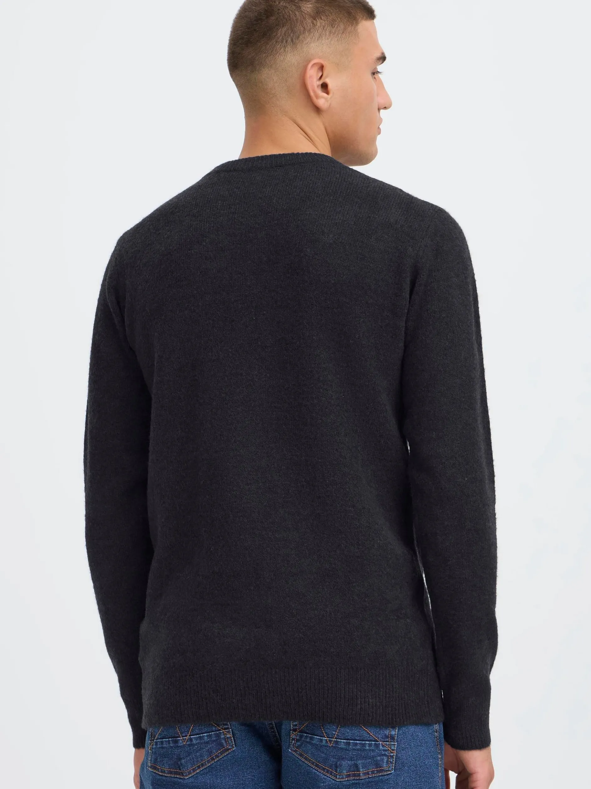 Indicode Herren Strickpullover - IDBercell in schwarz