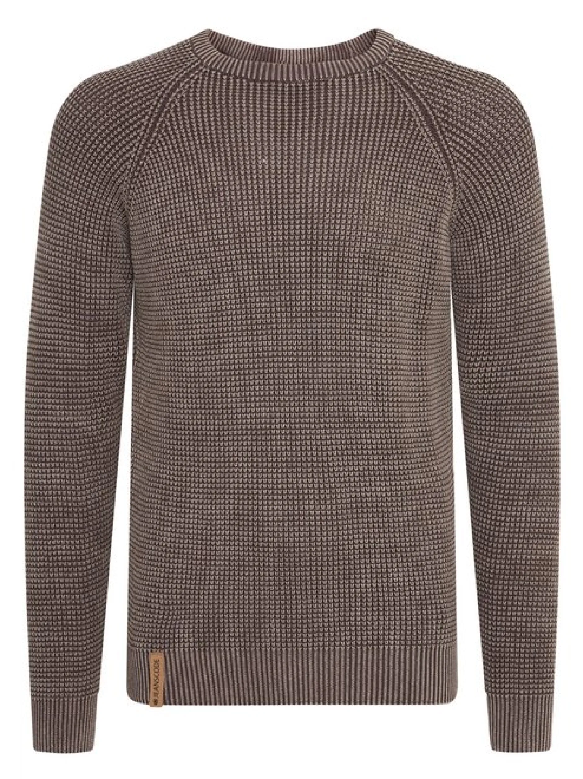 Indicode Herren Strickpullover - IDRockford in braun