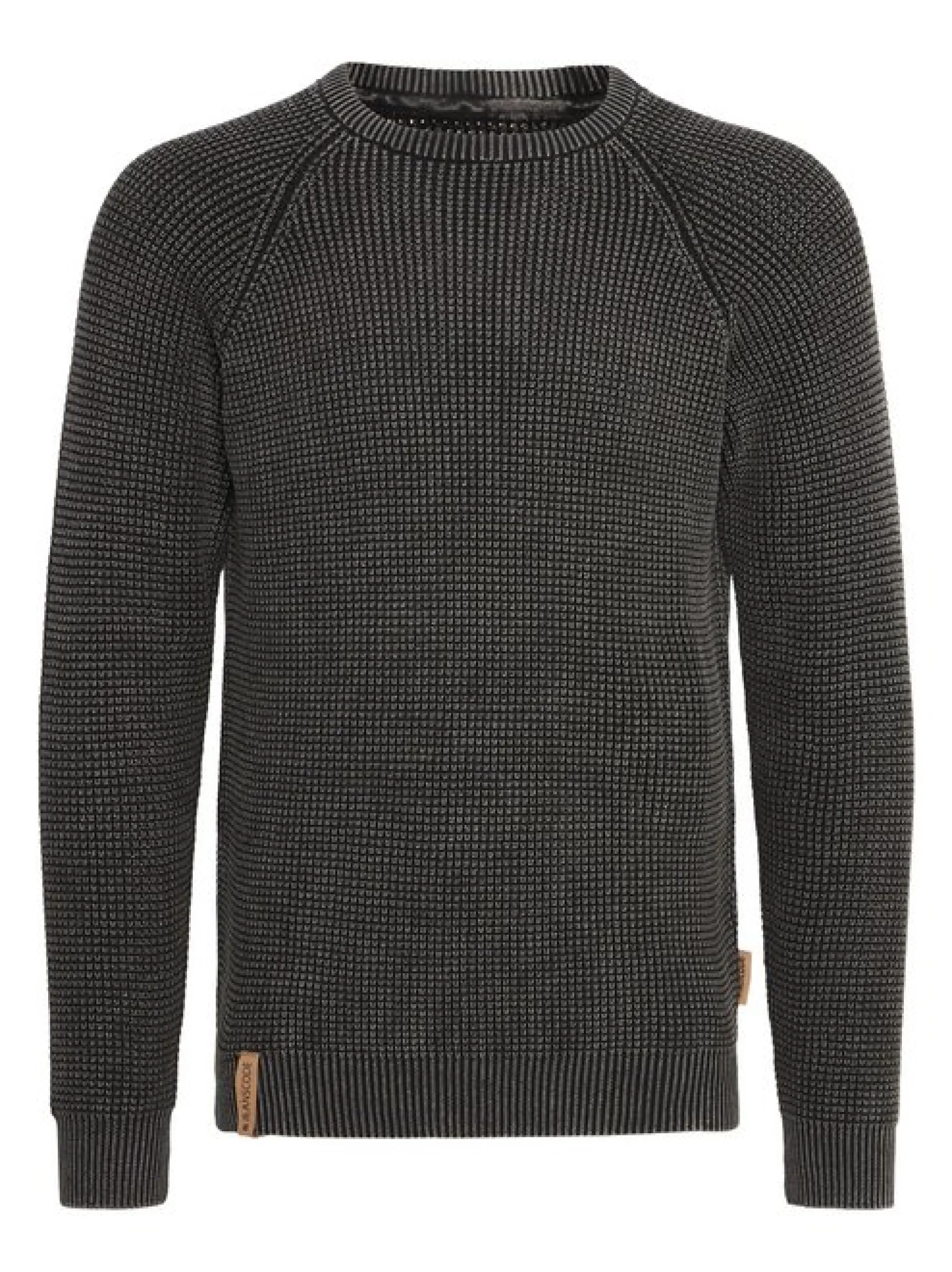 Indicode Herren Strickpullover - IDRockford in schwarz