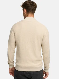 Indicode Herren Strickpullover - INBull in beige sand