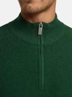 Indicode Herren Strickpullover - INBull in grün