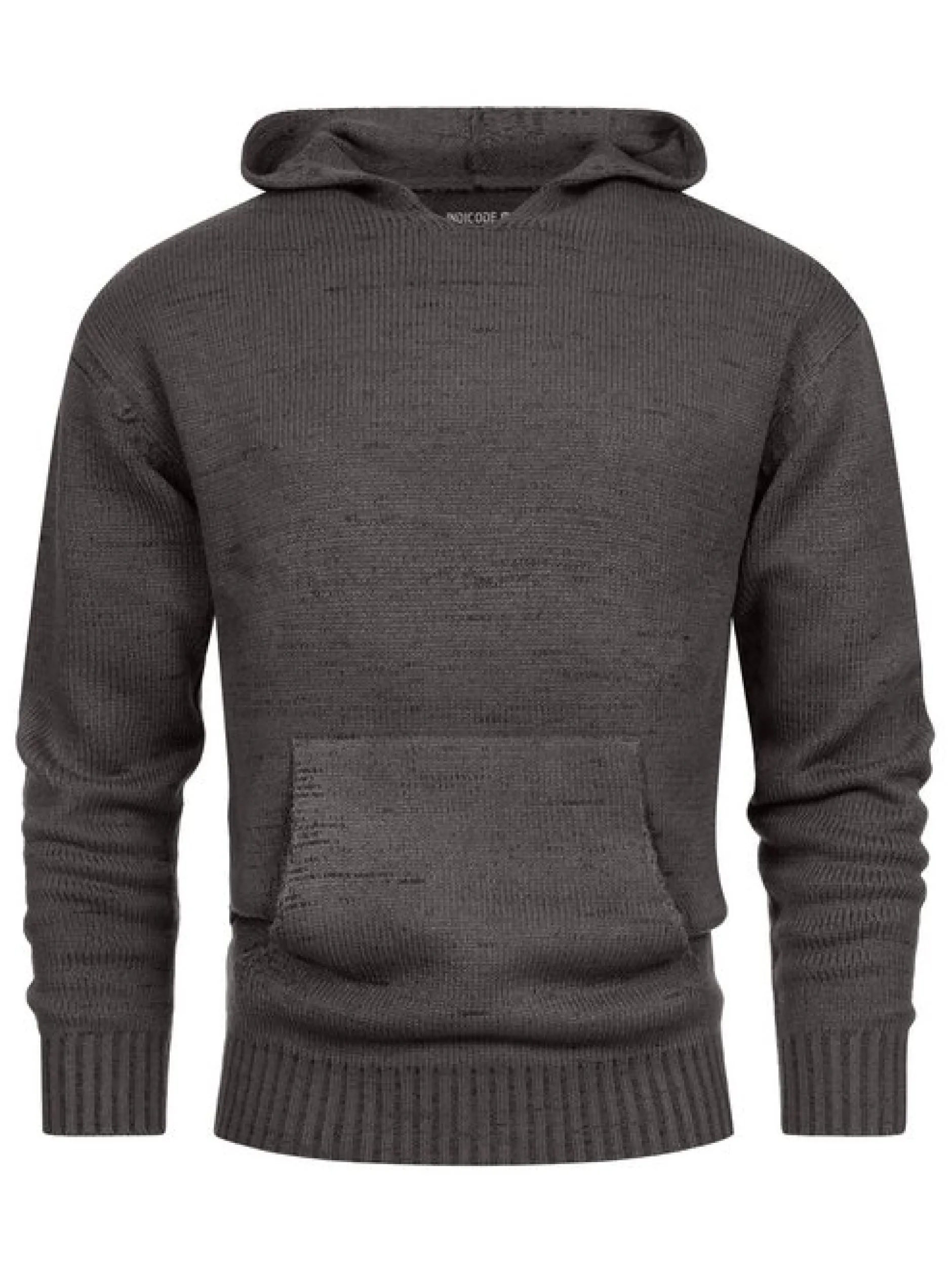 Indicode Herren Strickpullover - INLedger in anthrazit