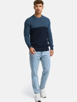 Indicode Herren Strickpullover - INMoltilion in blau