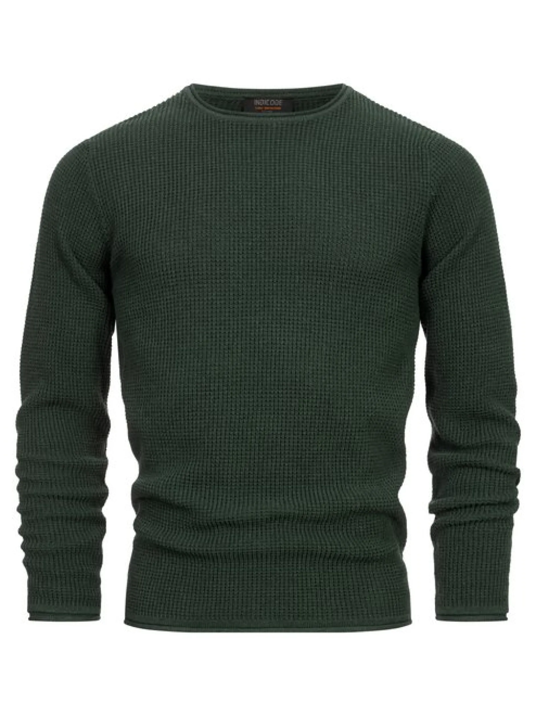 Indicode Herren Strickpullover - INPetri in khaki