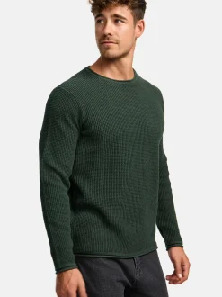 Indicode Herren Strickpullover - INPetri in khaki