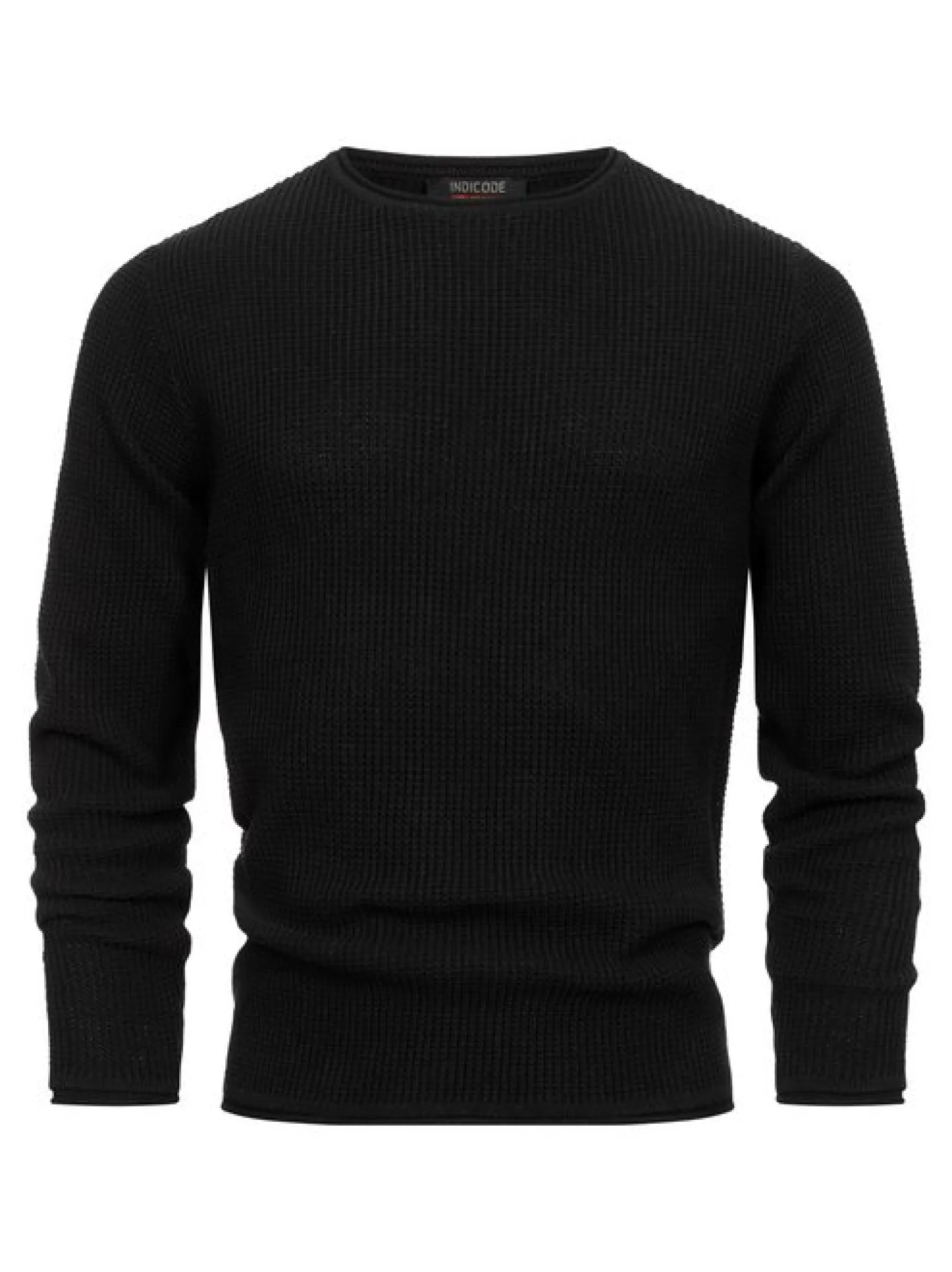 Indicode Herren Strickpullover - INPetri in schwarz