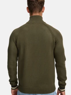 Indicode Herren Strickpullover - INSwift in khaki