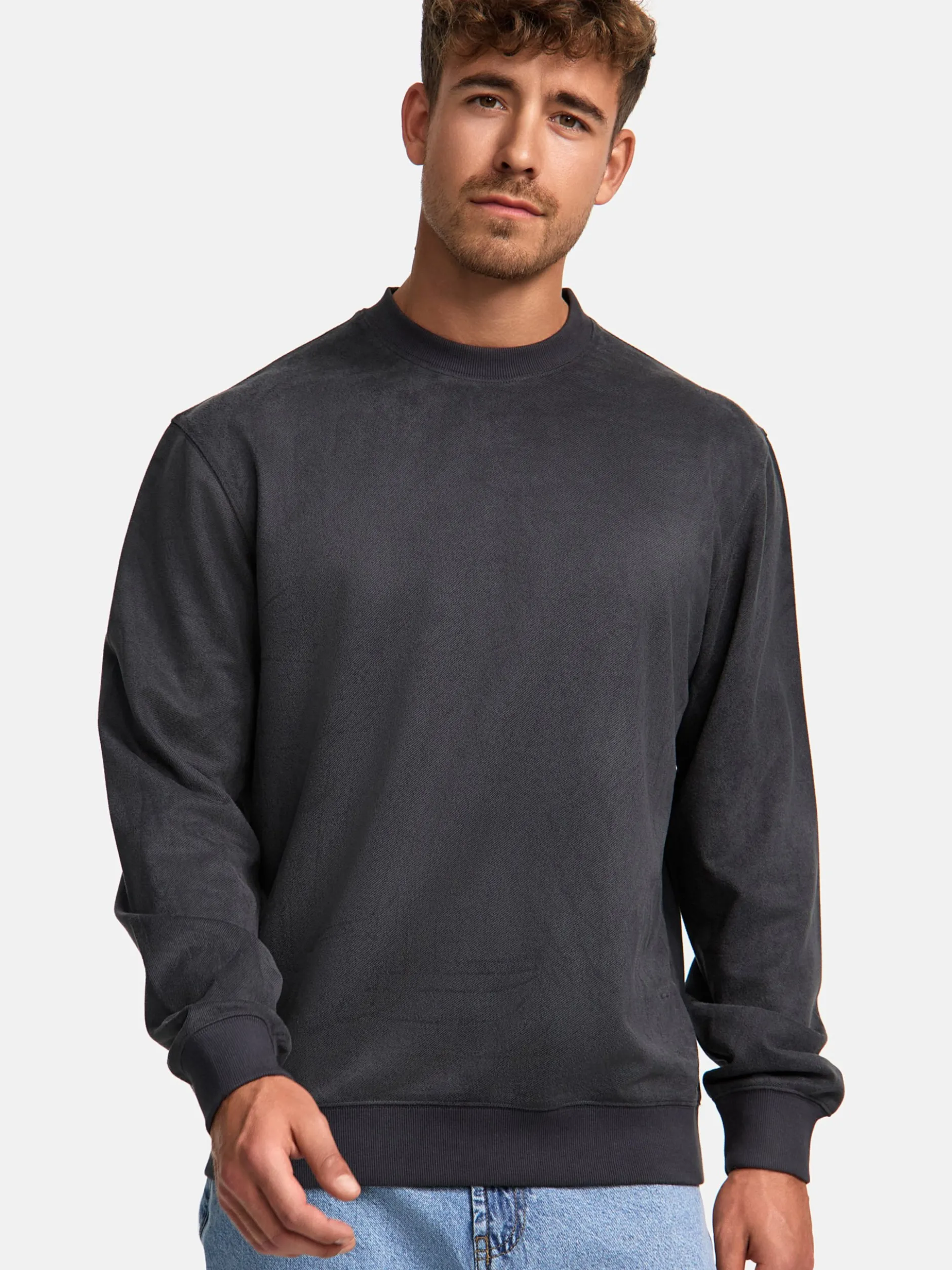 Indicode Herren Sweatshirt - INColeman in anthrazit