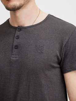Indicode Herren T-Shirt - IDColbing in grau