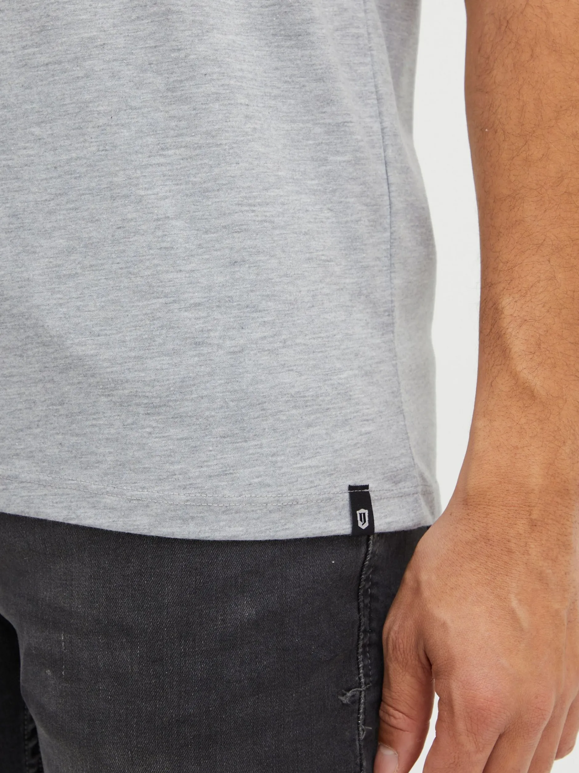 Indicode Herren T-Shirt - IDRonny in grau