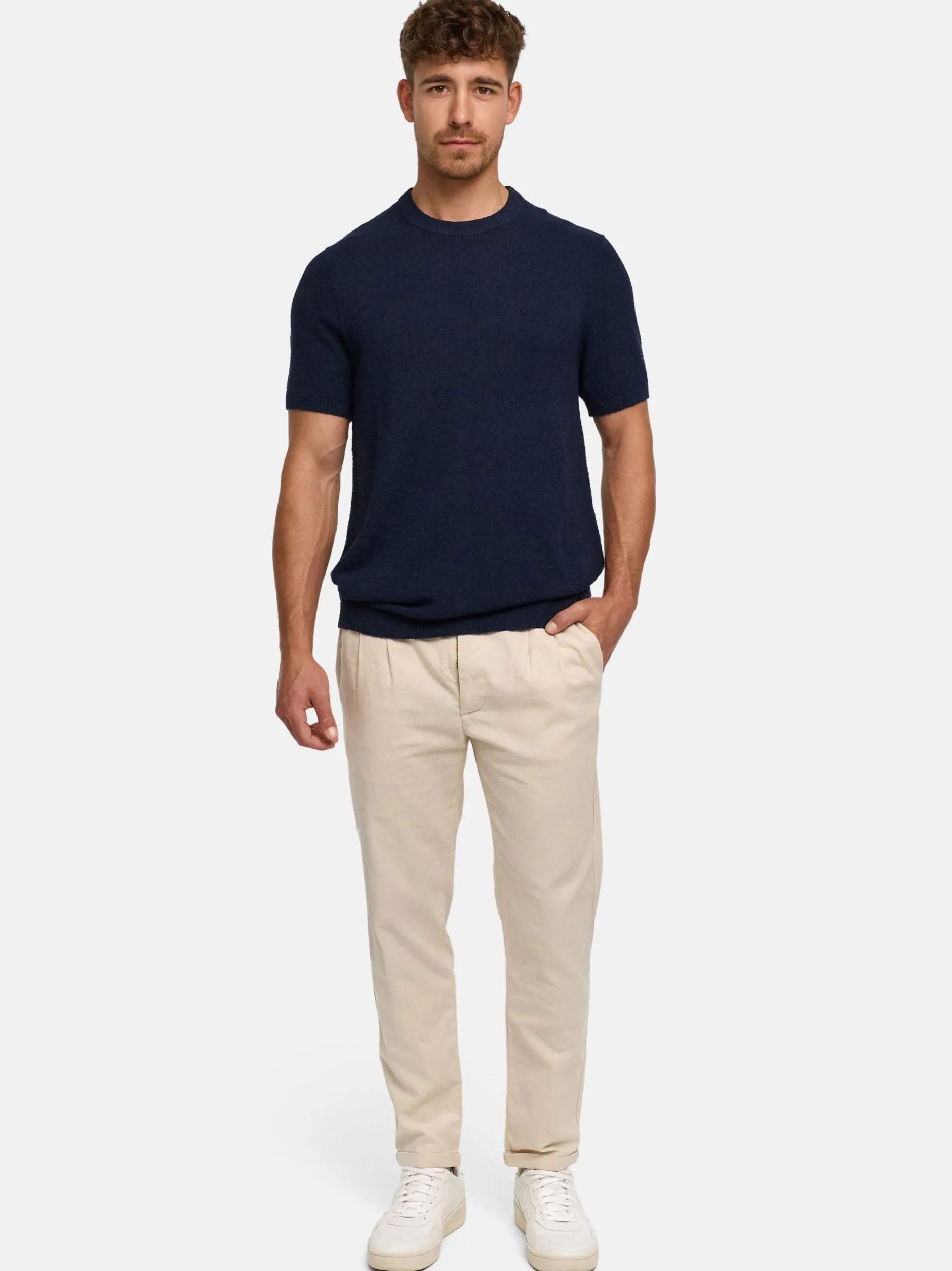 Indicode Herren T-Shirt - INBrokbell in blau