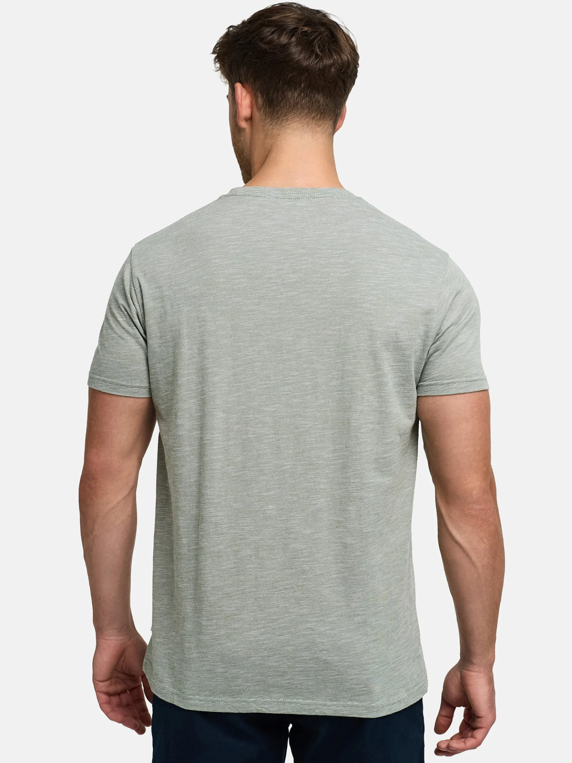 Indicode Herren T-Shirt - INHips in grau